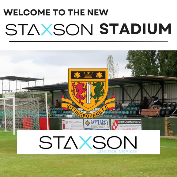 Sittingbourne introduce The Staxson Stadium