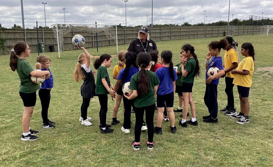 Darts use Foundation funding to help girls into football