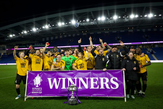 Bridges lift the Cup!
